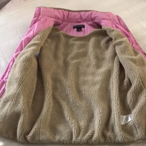 Girls Lands End Pink Puffer Vest - Picture 10 of 15